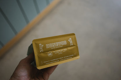 Fully compostable HoneyCo packaging