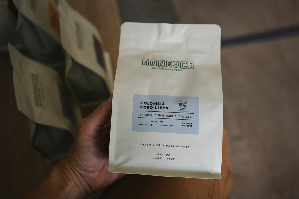Colombia Cordillera held in hand