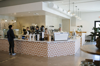 The bar at Scout Coffee in Morro Bay