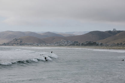 Surf off Morro Bay, California